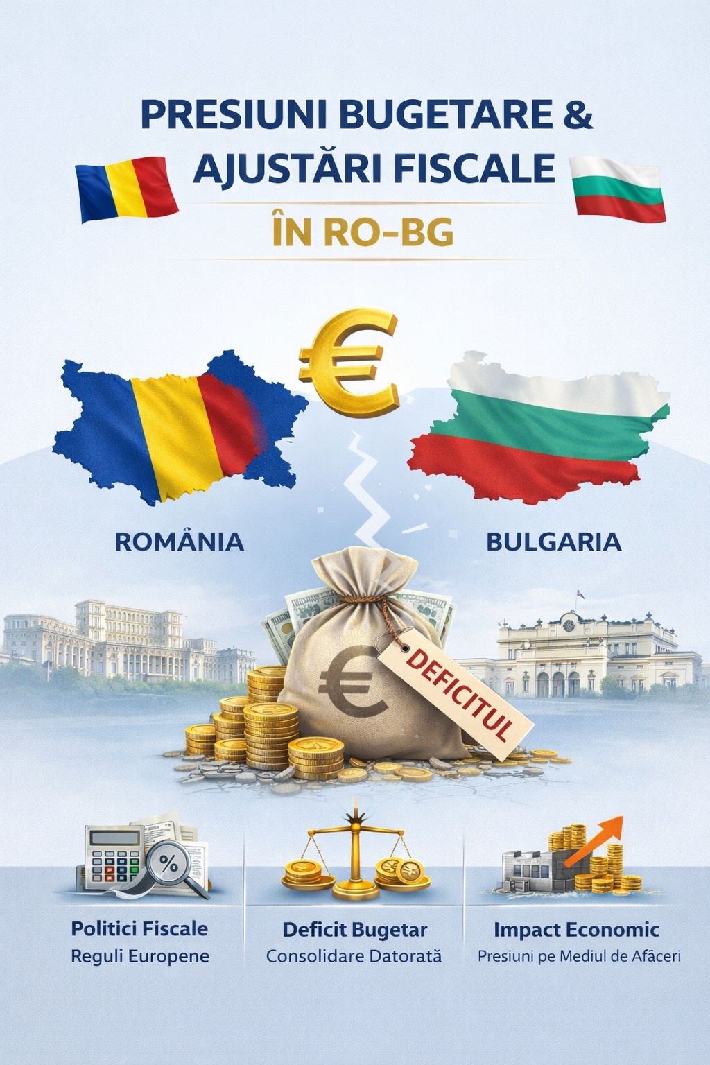 Presiuni bugetare și ajustări fiscale în RO–BG